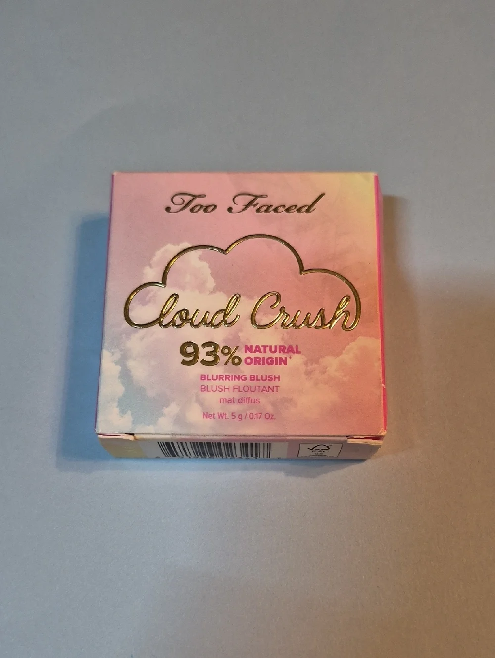 Too Faced Cloud Crush Blurring Blush: Super Candy Clouds, Sealed, .17oz, NIB